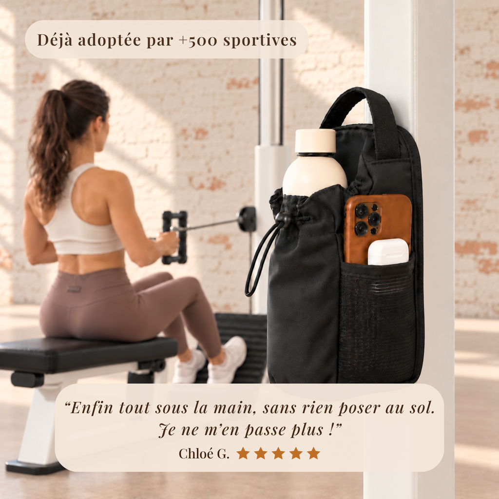 Sacoche de sport aimantée — Entraînez-vous l’esprit léger